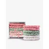 Slip Womens Bellerose Silk Scrunchies Pack Of Six