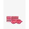 Slip Pure Silk Contour Sleep Mask In Welcome Aboard