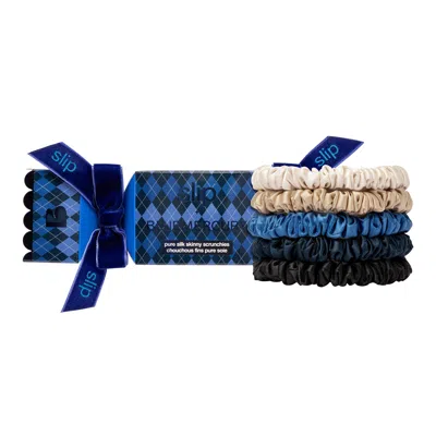 Slip X Bluemercury Pure Silk Skinny Scrunchie Cracker (limited Edition) In Multi