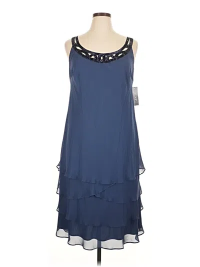 Pre-owned Slny Casual Dress In Blue