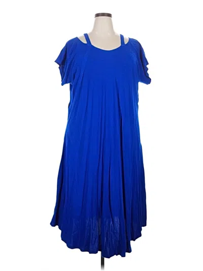 Pre-owned Slny Casual Dress In Blue