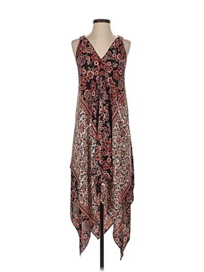 Pre-owned Slny Casual Dress In Brown