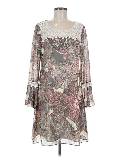 Slny Casual Dress In Gray