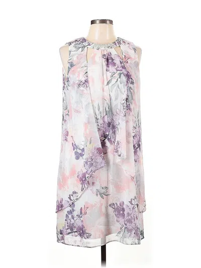 Slny Casual Dress In Purple