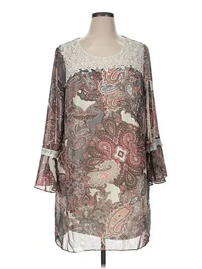 Pre-owned Slny Cocktail Dress In Brown