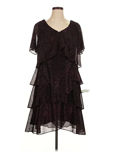 Pre-owned Slny Cocktail Dress In Burgundy