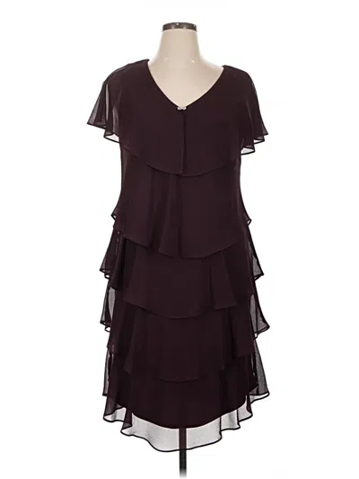 Pre-owned Slny Cocktail Dress In Burgundy