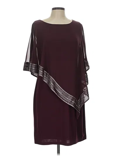 Pre-owned Slny Cocktail Dress In Burgundy