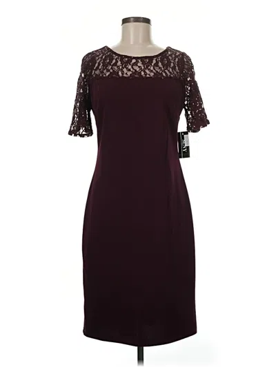 Pre-owned Slny Cocktail Dress In Burgundy