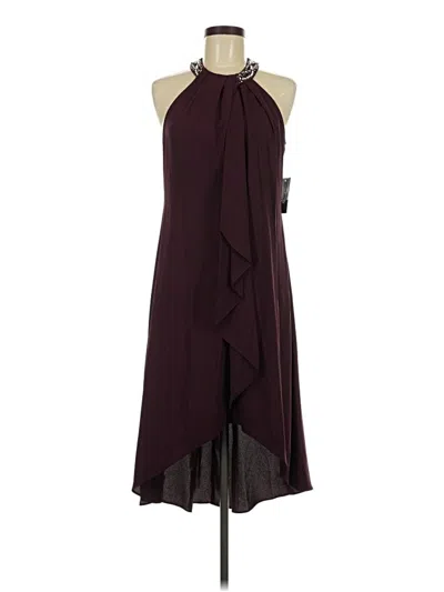 Pre-owned Slny Cocktail Dress In Burgundy