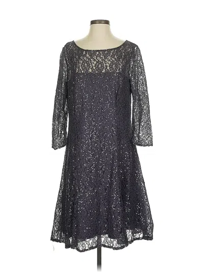 Pre-owned Slny Cocktail Dress In Gray