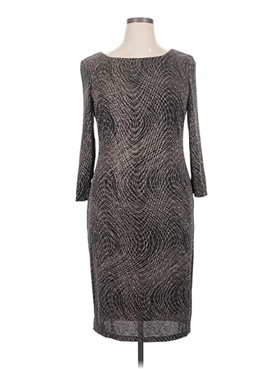 Pre-owned Slny Cocktail Dress In Gray