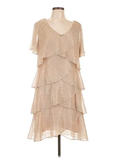 Pre-owned Slny Cocktail Dress In Tan