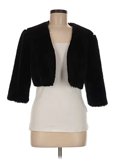 Pre-owned Slny Faux Fur Jacket In Black