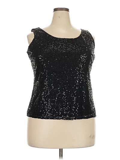Pre-owned Slny Tank Top Black Scoop Neck Tops