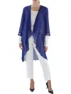 Slny Womens Chiffon Sheer Jacket In Pink