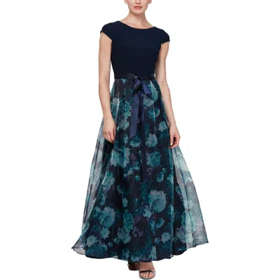 Slny Womens Floral Special Occasion Evening Dress In Multi