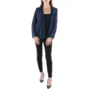 Slny Womens Lace Trim Embellished Jacket In Blue