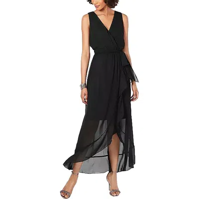 Slny Womens Sleeveless Hi-low Maxi Dress In Black