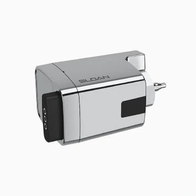 Sloan 3325500 Ebv500a Single Flushside Mount In Polished Chrome