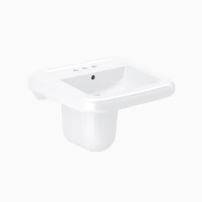 Sloan 3873065 Ss3065 Wall Hung Sink 21 X 20 4" C'set In White