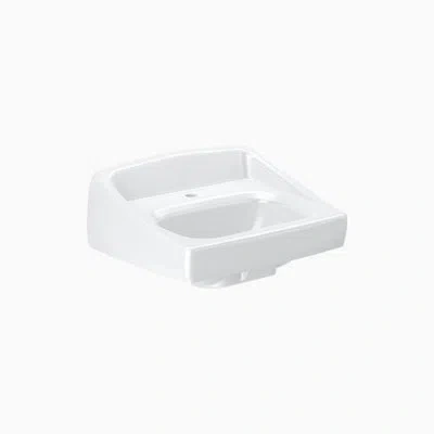 Sloan 3873103 Ss3103 W/hung Lav Sink W/b-splash 1 Hole In White