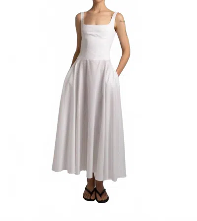 Sloan Bodice Dress In White