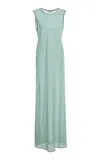 Sloan Exclusive Georgette Sleeveless Maxi Dress In Green