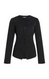Sloan Exclusive The Button Twill Jacket In Black