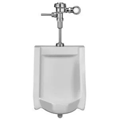 Sloan Heu Wall-hung Urinal With Heu Royal Flush Valve In Chrome