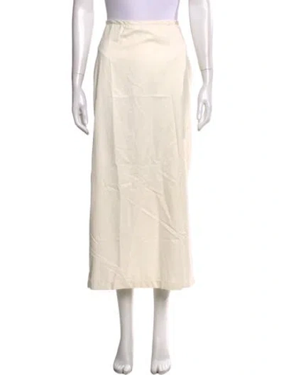 Pre-owned Sloan Long Skirt In Neutral