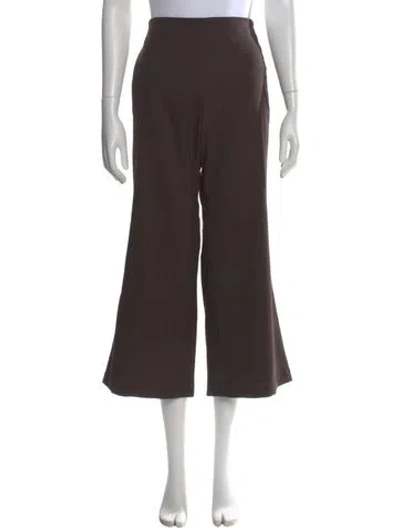 Pre-owned Sloan Wide Leg Pants In Brown