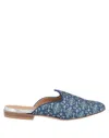 Sloane Attitude Mules & Clogs In Blue