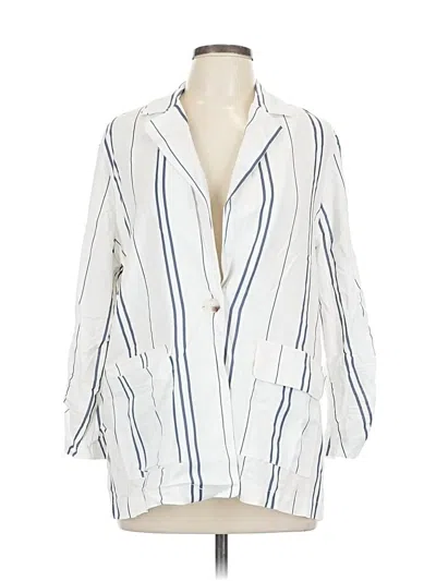 Pre-owned Sloane Rouge Blazer Jacket In White