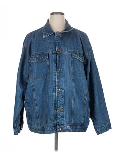 Pre-owned Sloane Rouge Denim Jacket In Blue