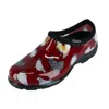 Sloggers Women's Chicken Print Short Rain And Garden Shoes In Red