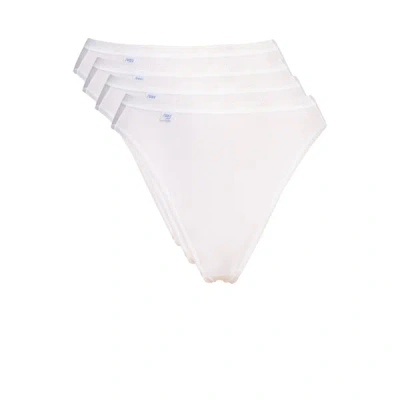 Sloggi Lot De 4 Culottes In White