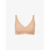 Sloggi Womens Nostalgic Brown Zero Feel 2.0 Stretch-woven Bralette In Nostalgic Brown
