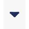 Sloggi Womens Vy Blue Zero Feel 2.0 Tiny Tanga Stretch-woven Briefs In Navy Blue