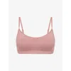 Sloggi Womens Date Night Pink Free Evolve Stretch-woven Padded Bra In Pink