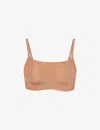 Sloggi Womens Nostalgic Brown Zero Feel 2.0 Stretch-jersey Bra In Nostalgic Brown