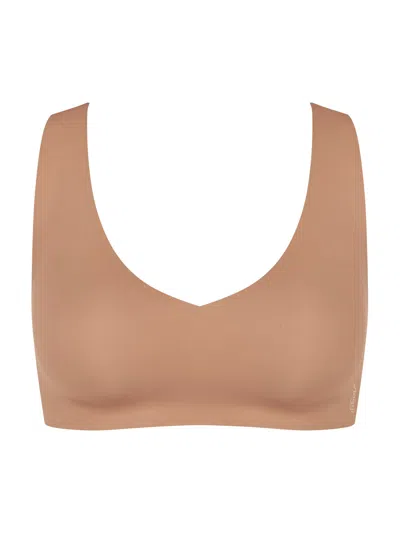 Sloggi Zero Feel 2.0 Bralette In Nostalgic Brown