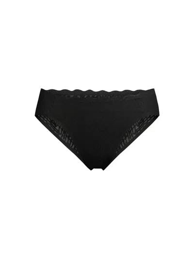 Sloggi Zero Feel Bliss High Leg Briefs In Black
