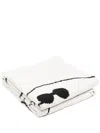 Slowdown Studio Dawgs Blanket (102cm X 76cm) In Neutrals