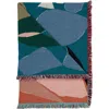 Slowdown Studio Woven Throw Blanket In Blue