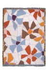 Slowdown Studio Woven Throw Blanket In Multi