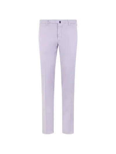 Slowear Belt-loops Trousers In Purple