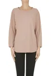 Slowear Boat Neckline T-shirt In Brown