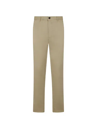 Slowear Button Embroidered Trousers In Neutral