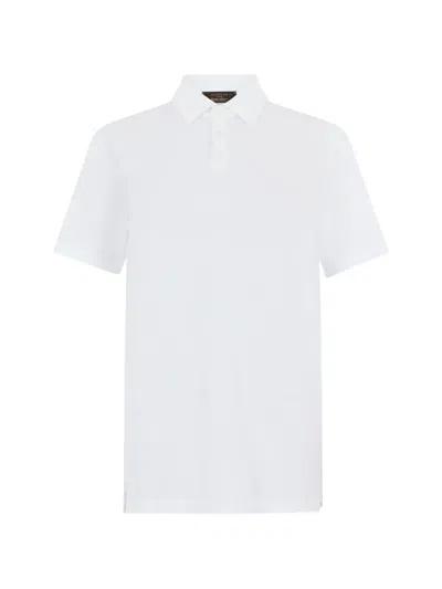 Slowear Button Polo Shirt In White